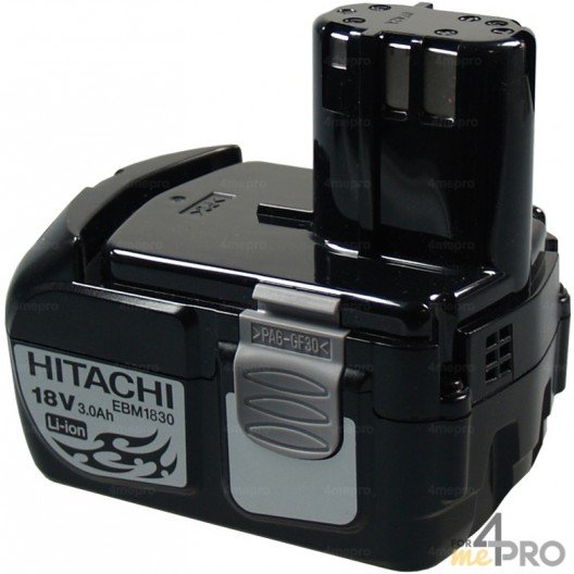 Batterie Li-Ion 18V 3,0 Ah de rechange pour Hitachi