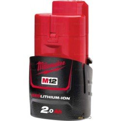 Batterie Li-Ion 12 V 2 A de rechange pour Milwauke